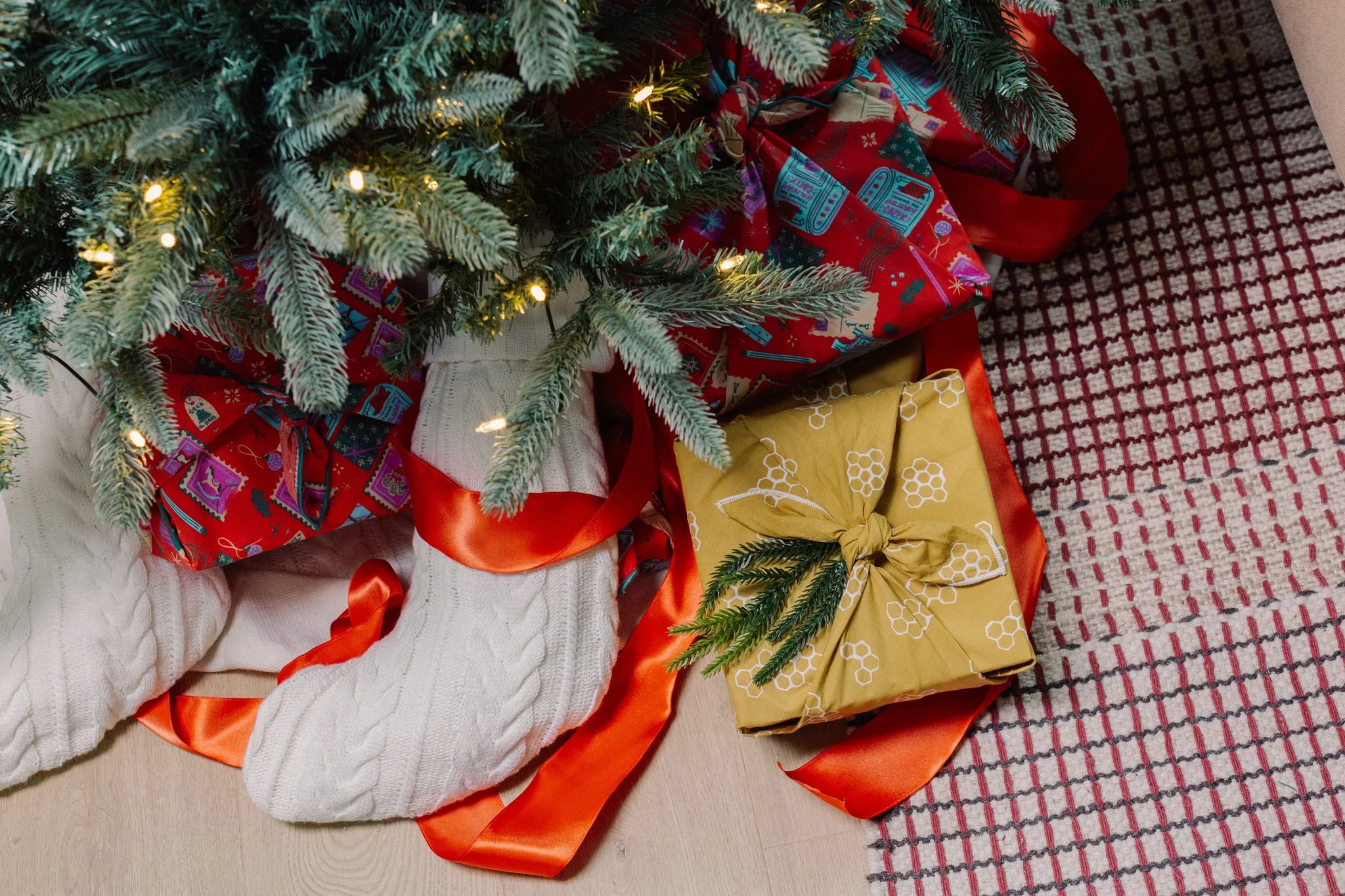 Reusable Gift Wrap - 4 Pack