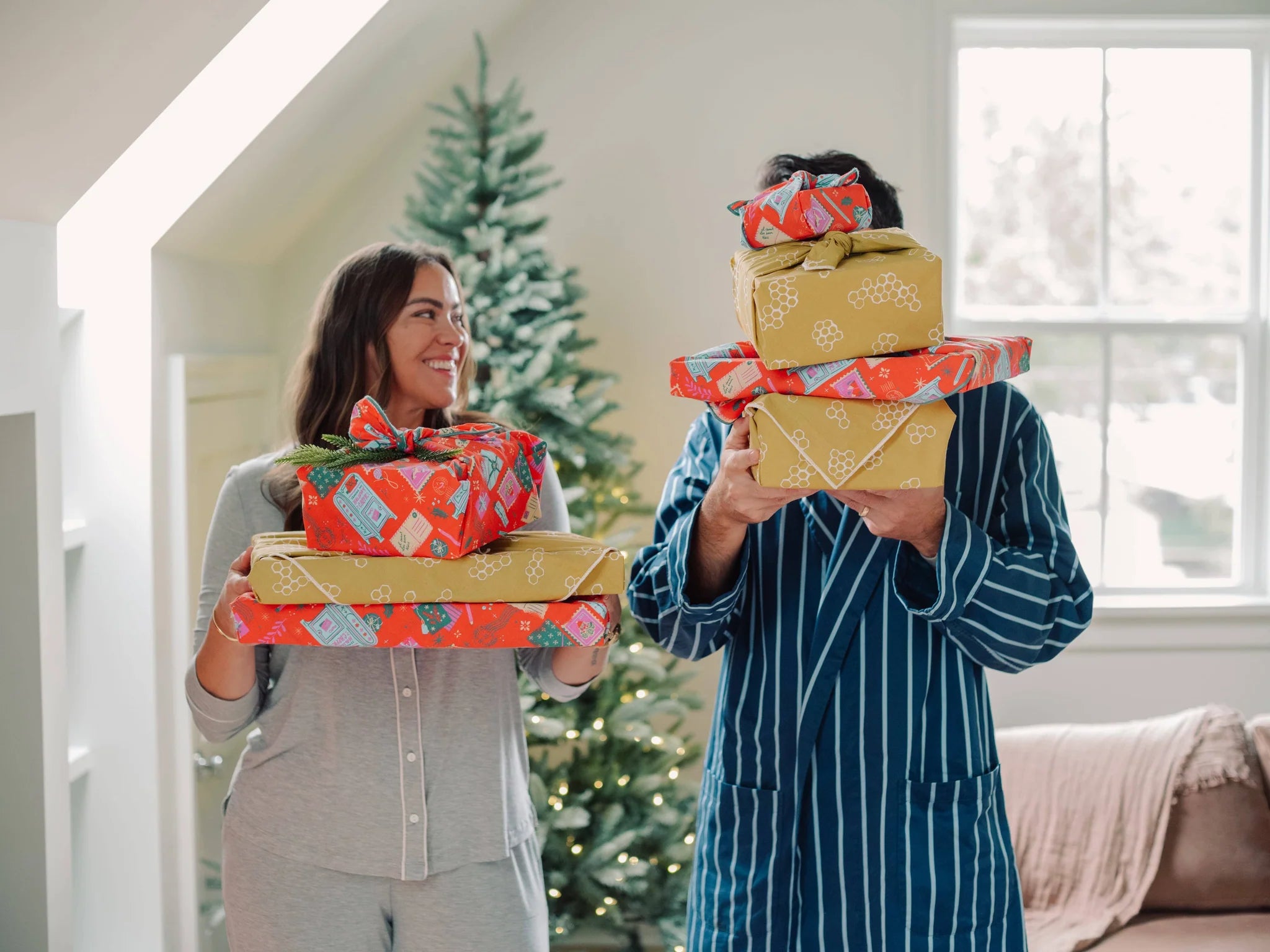 Reusable Gift Wrap - 4 Pack